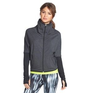 Women’s Nike Bold & Fearless Grey & Black Dri-Fit Jacket, Size L